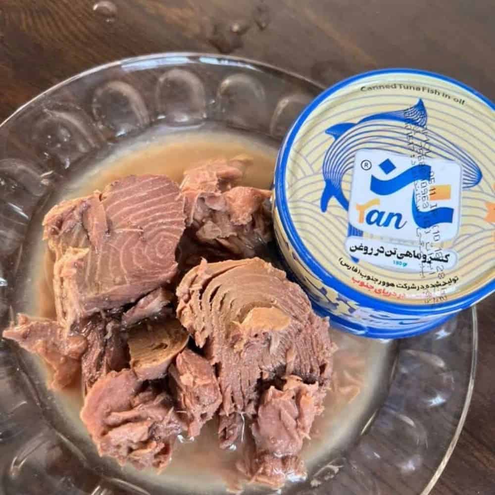 کنسرو ماهی تن در روغن تان