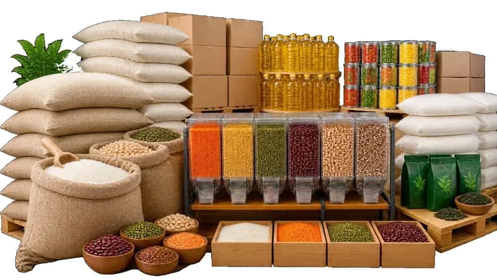 فروش انواع مواد غذایی به صورت عمده